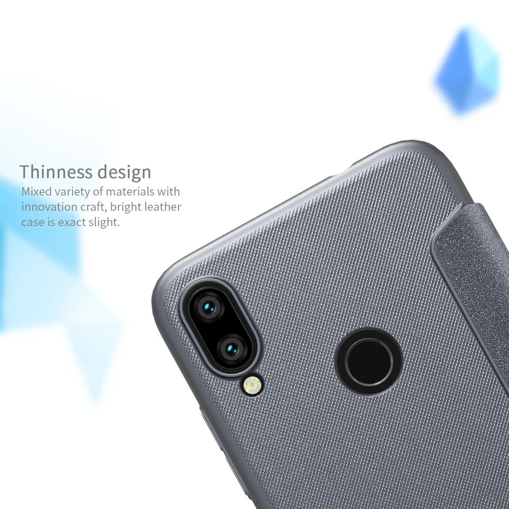 Чехол для Xiaomi Redmi Note 7 NILLKIN из искусственной кожи, чехол с откидной крышкой для Xiaomi Redmi Note 7 S/7 Pro 6,3 дюймов