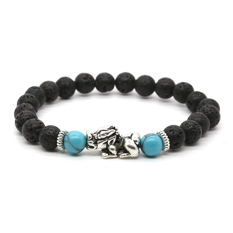 Новое поступление браслет для йоги с посеребренными бусинами из натурального