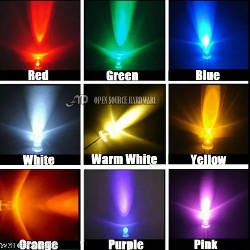 100 шт. новый 5 мм круглый супер яркий желтый светильник диод|led light diode|light diode5mm round |