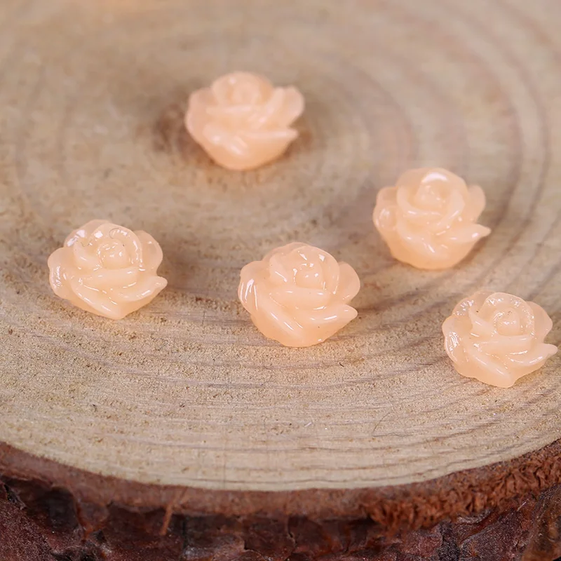 3d украшения для ногтей полимерные наклейки маникюра цветок розы очаровательные