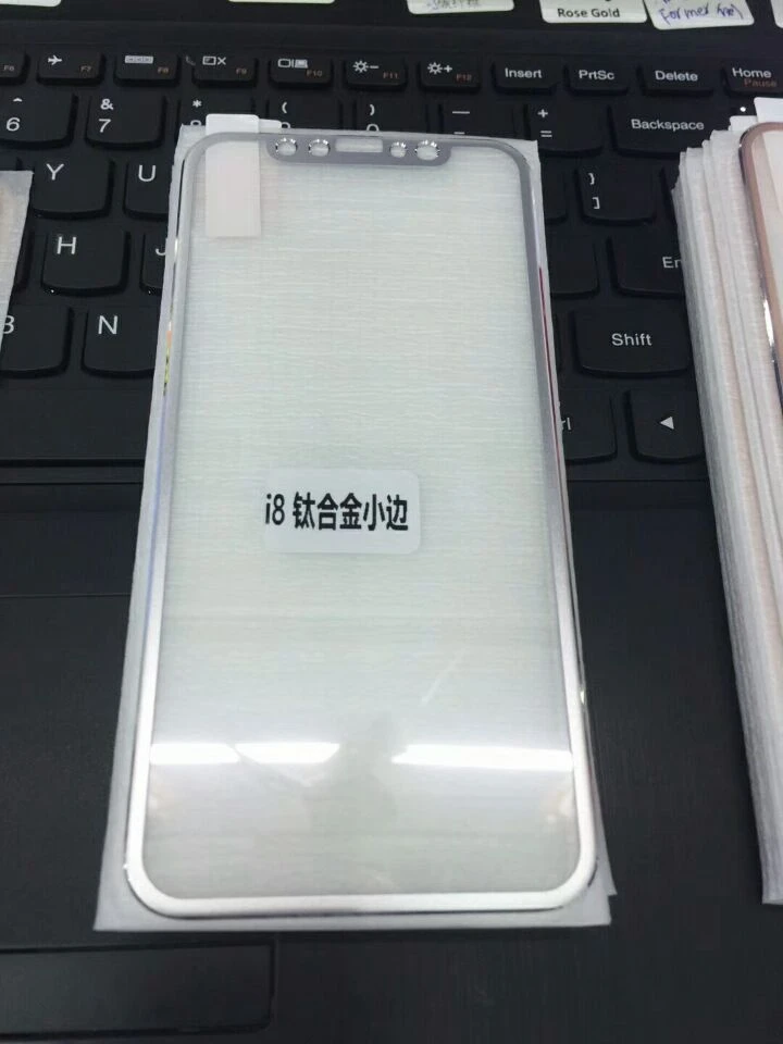 10 шт./лот Защита экрана для iPhone X 2.5D изогнутые края полное покрытие пленка сплав