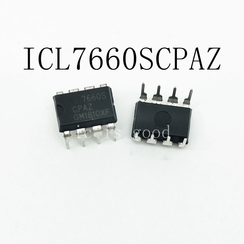 10 шт. ICL7660SCPA DIP8 ICL7660 DIP ICL7660S 8 icl7660scпас новые и оригинальные|Аксессуары для батарей