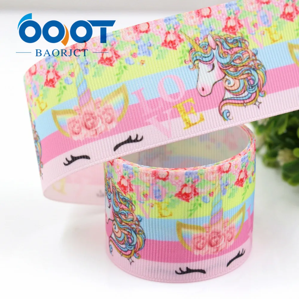Корсажная лента OOOT BAORJCT G-181005-1328 38 мм 10 ярдов с принтом весенних цветов материалы