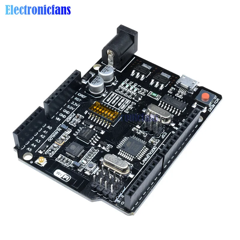 Конвертер для NodeMCU WeMos ESP8266 UNO Wi Fi R3 ATmega328P 32 Мб памяти USB TTL CH340G CH340 совместим с Arduino