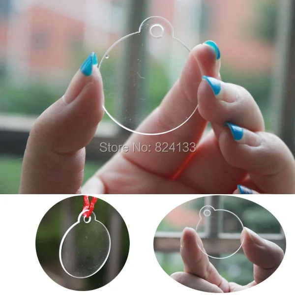 200 шт Дешевые Оптовые Круглые собачьи бирки акриловые животные питомцы кулон