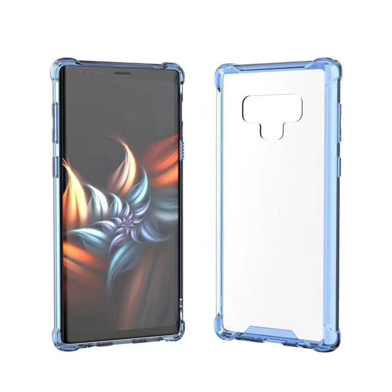 Прозрачный чехол S10 для Samsung Plus S10e Note 10 9 ТПУ бампер рамка + Жесткий ПК акриловая