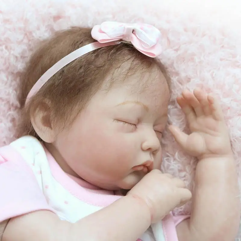 22 дюйма 55 см мягкие силиконовые куклы ручной работы Reborn baby girl куклы реалистичный вид новорожденная кукла малыш милый подарок на день рождения