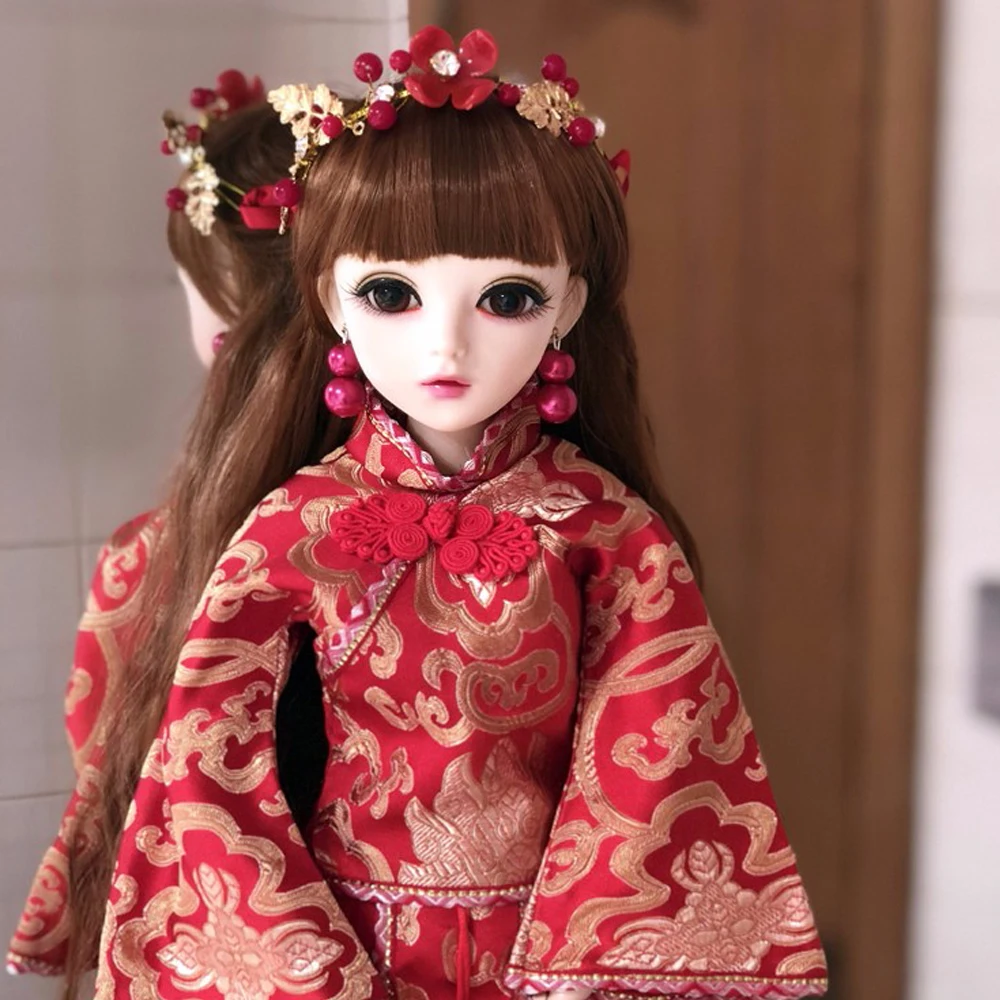 Шарнирная кукла 60 см игрушки высшее качество китайская Кукла 18 шарниров