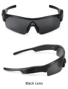 black lens Беспроводные Смарт солнцезащитные очки с Bluetooth покрытием цветные линзы солнцезащитные очки для спорта на открытом воздухе Синхронизация для iphone Android телефонов - Цвет: black lens