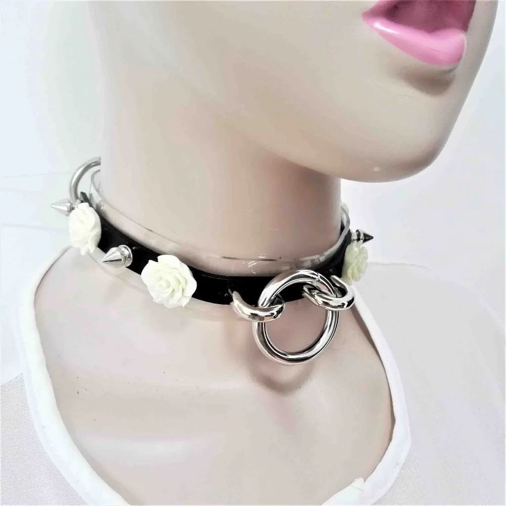 Ожерелье чокер в стиле Харадзюку модное пикантное кожаное ожерелье панк с