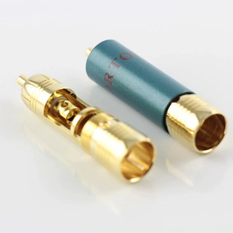 Позолоченный HIFI RCA штекер Hi end Ortofon Reference 8NX Коннекторы|Коннекторы и разъёмы| |