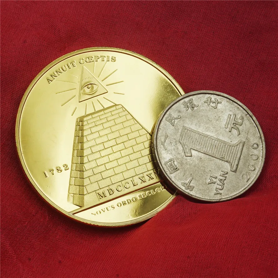 Freemason сувенирные монеты коллекционные игрушки модель металлическая масоны США