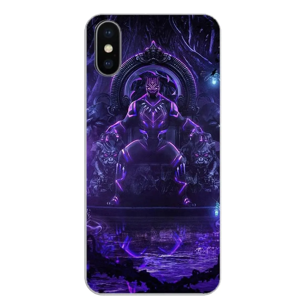 Черная пантера для Samsung Galaxy S2 S3 S4 S5 MINI S6 S7 edge S8 S9 Plus Note 2 3 4 5 8 Coque Fundas силиконовый