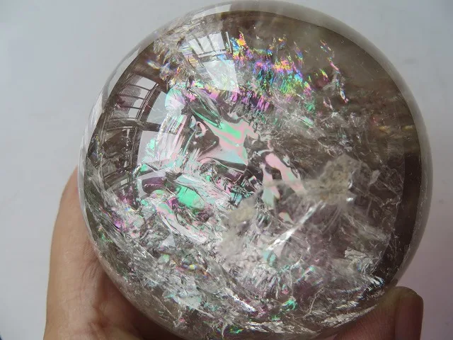 3.16&quot Natural Smoky Quartz Rainbows Ball Crystal Sphere Orb Healing 722g | Дом и сад