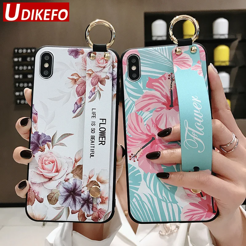 UDKEFO чехол на запястье для Xiaomi Redmi K20 Pro 4X Note 7 6 5 мягкий из ТПУ Mi 9 8 5X 6X роскошный с