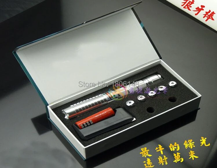 

HOT! High power Military Green laser pointer 100000m 100w 532nm Flashlight Light Burning Match /Burn cigarettes+GIFT Box