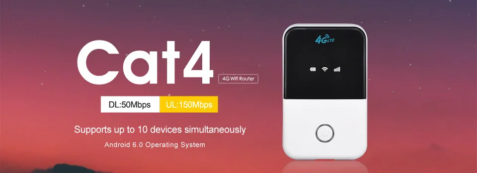 TIANJIE 4G wifi роутер мобильный wifi LTE EDG GSM дорожный партнер беспроводной карманный Мобильный Wi-Fi роутер со слотом для sim-карты