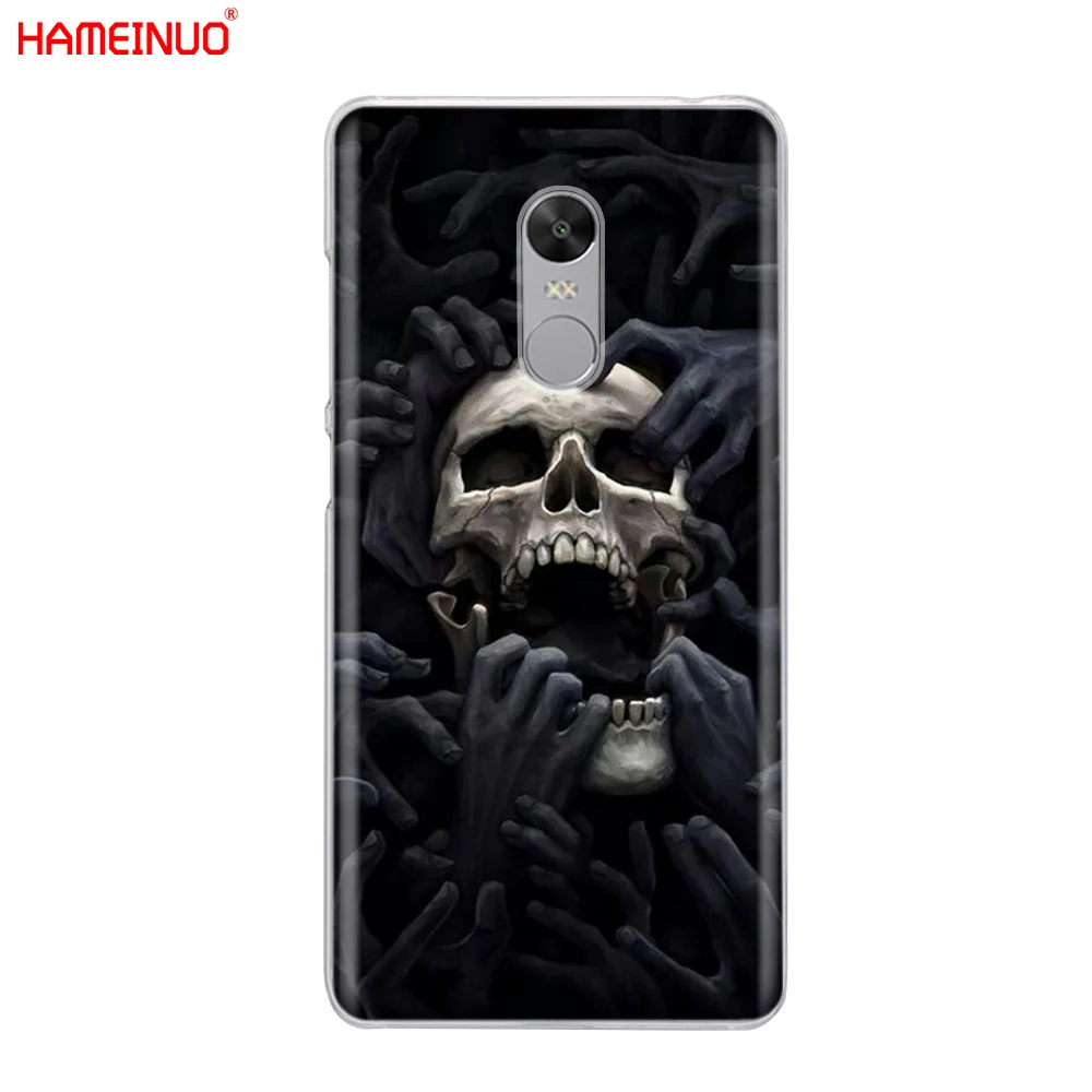 HAMEINUO Ужас Череп чехол для телефона для Xiaomi redmi 5 4 1s 2 3 3s pro PLUS redmi note 4 4X 4A 5A - Цвет: 60028