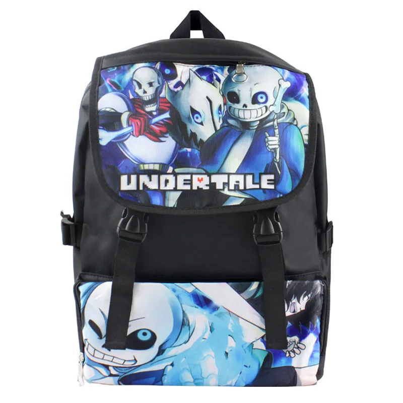 

Undertale Nylon Waterproof Laptop Backpack Travel Double-Shoulder Bag School Bag