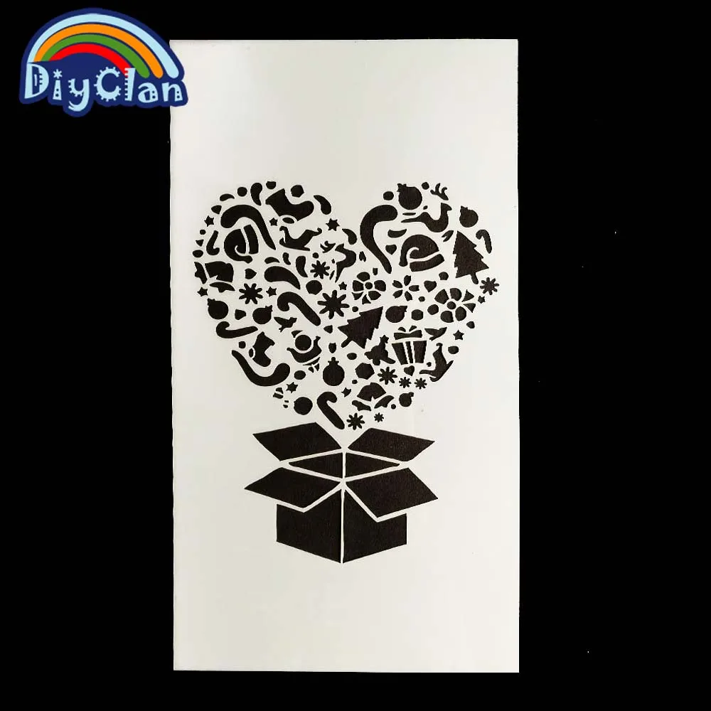 

Wedding Cake Stencil Valentine's Day Plastic Cake Topper Fondant Love Gift Powder Template For Cake Decoration Panting Stencils