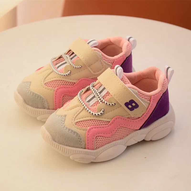 

Kids Boys Girls Mesh Breathable Running Casual Shoes