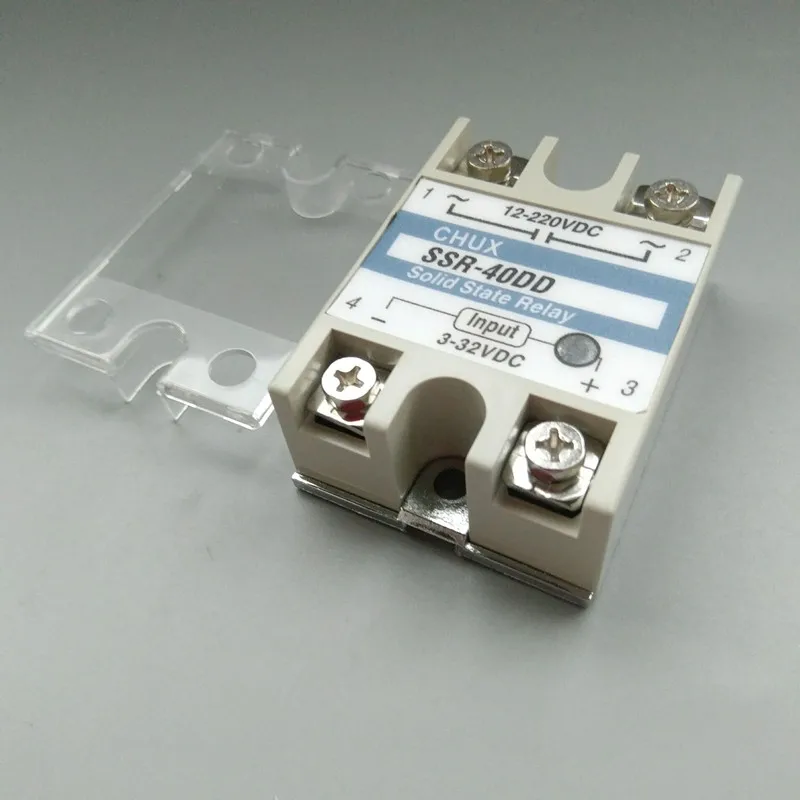 Однофазное твердотельное реле SSR 40A DC В 3 32VDC 220v белое корпус 40DD|ssr 40a|ssr 40ddsolid state relay