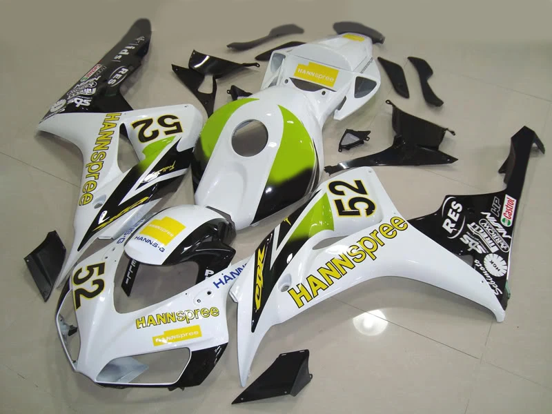 Набор обтекателей мотоцикла для HONDA CBR1000RR 06 07 CBR 1000RR 2006 2007 CBR1000 ABS зеленые черные