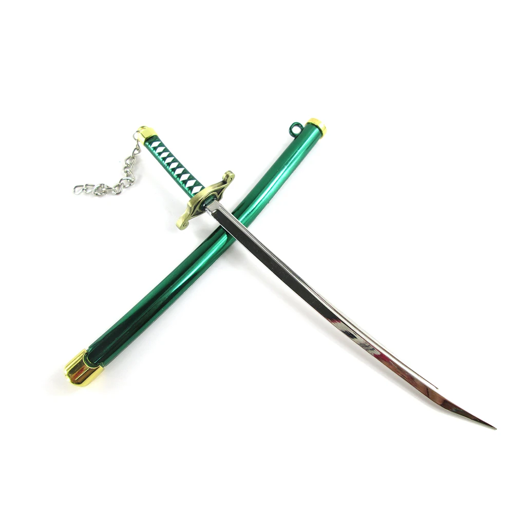 Ulquiorra cifer Bsarai Bleach Kurosaki Ichigo Aizen Sousuke Hitsugaya Toushirou один кусок Shanks гинтама 21 см Меч Модель игрушка брелок кольцо - Цвет: Ulquiorra cifer