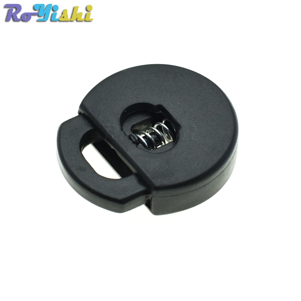 Пластиковый шнур с зажимом черный зажим для аксессуаров одежды|plastic cord lock|cord lockcord