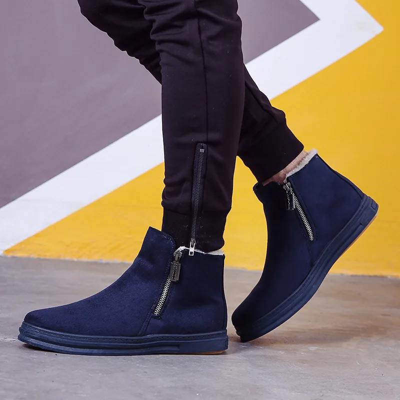 2016 Новый зимний мужской снег сапоги мужские ботинки хлопка теплый бархат