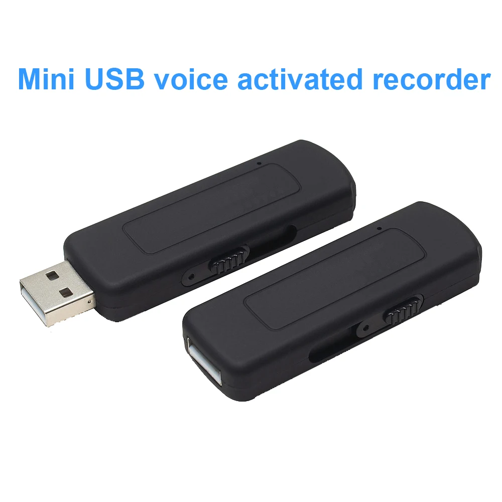 Скрытая Запись U диск USB диктофон мини аудио рекордер активация звука длительное