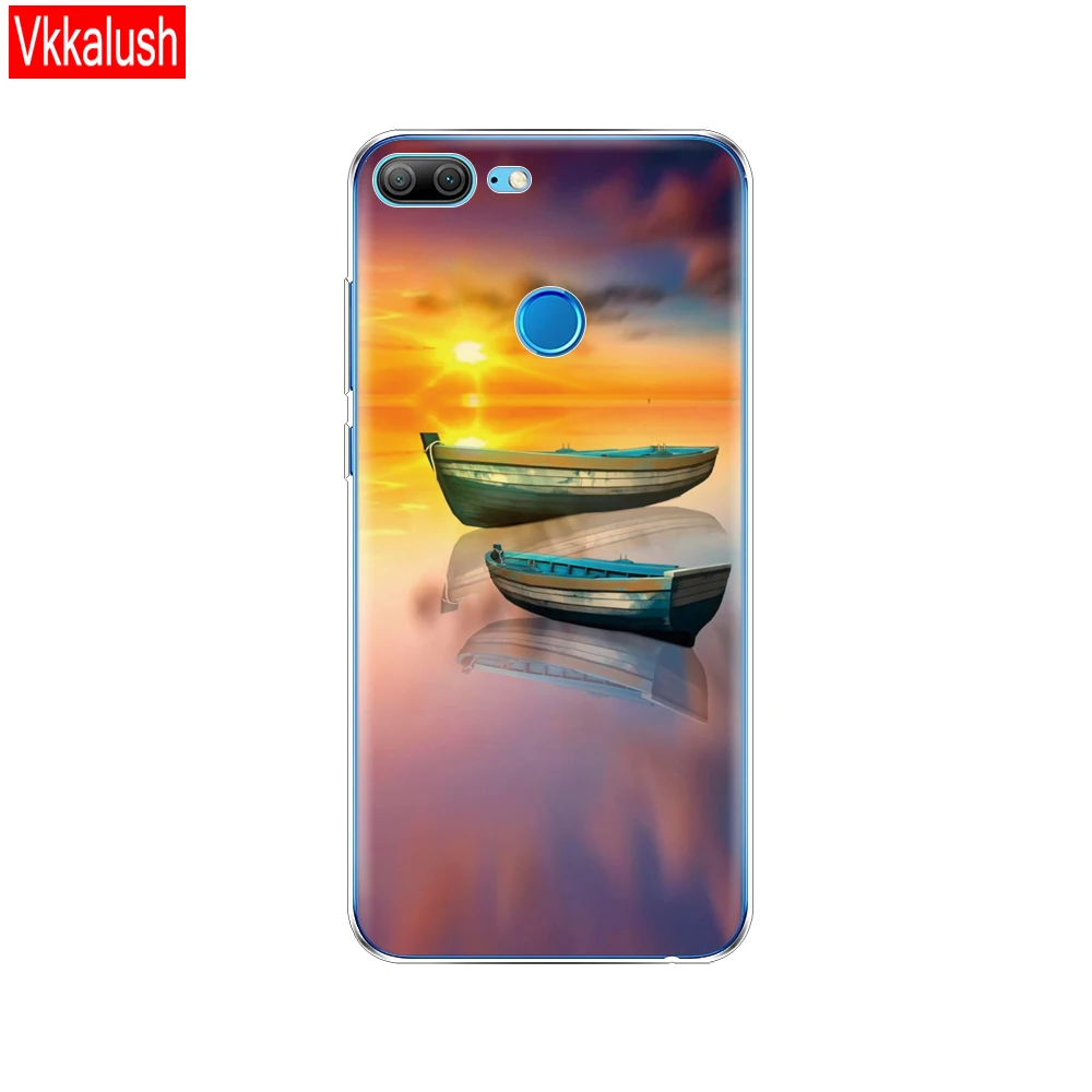 80177 Чехол для телефона huawei honor 9 lite, Мягкий ТПУ силиконовый чехол на заднюю панель 360, полностью защитный прозрачный чехол с принтом - Цвет: 80177