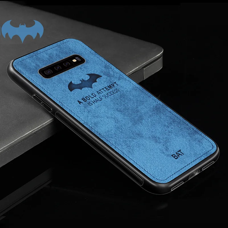 BFBU Чехол MaxGear для samsung S7 Edge, S8, S9, S10 Plus, S10E, Note 8, 9, M10, M20, тонкий тканевый матовый мягкий силиконовый защитный чехол - Цвет: BFBU