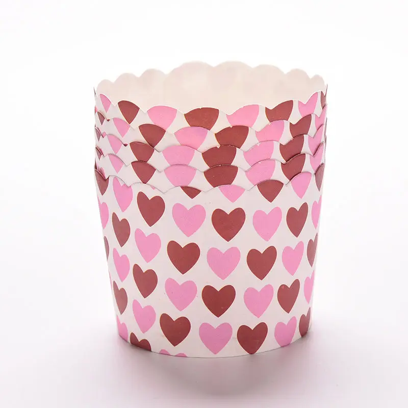 50Pcs Colorful Cute Paper Cake Cup Oven Baking Tools Tray Liners Muffin Kitchen Cupcake Cases | Дом и сад