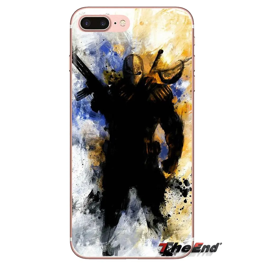 Deathstroke Terminator Slade Joseph For Sony Xperia Z Z1 Z2 Z3 Z5 compact M2 M4 M5 C4 E3 T3 XA Huawei Mate 7 8 Y3II TPU Bag Case |