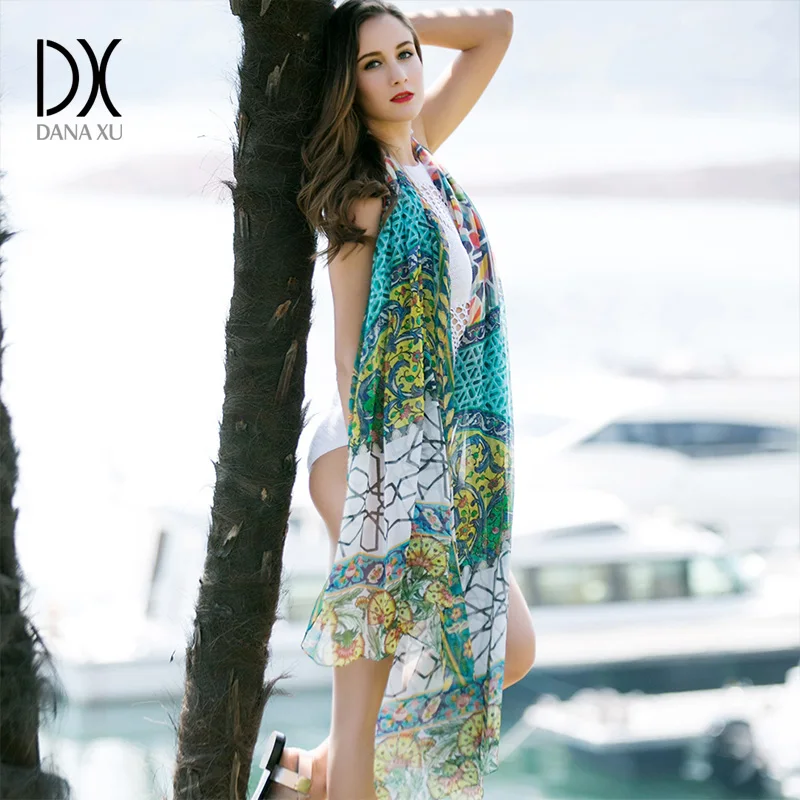 Новый фирменный шарф для женщин мусульманский хиджаб Шелковый шифоновый женский