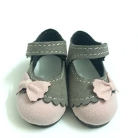 one pair 6cm bjd doll shoes causal sneakers shoes for paola reina dollsmini toy boots with bowfashion dolls accessories