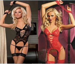 Женское нижнее белье в европейском стиле сексуальное с поясом черного розового и