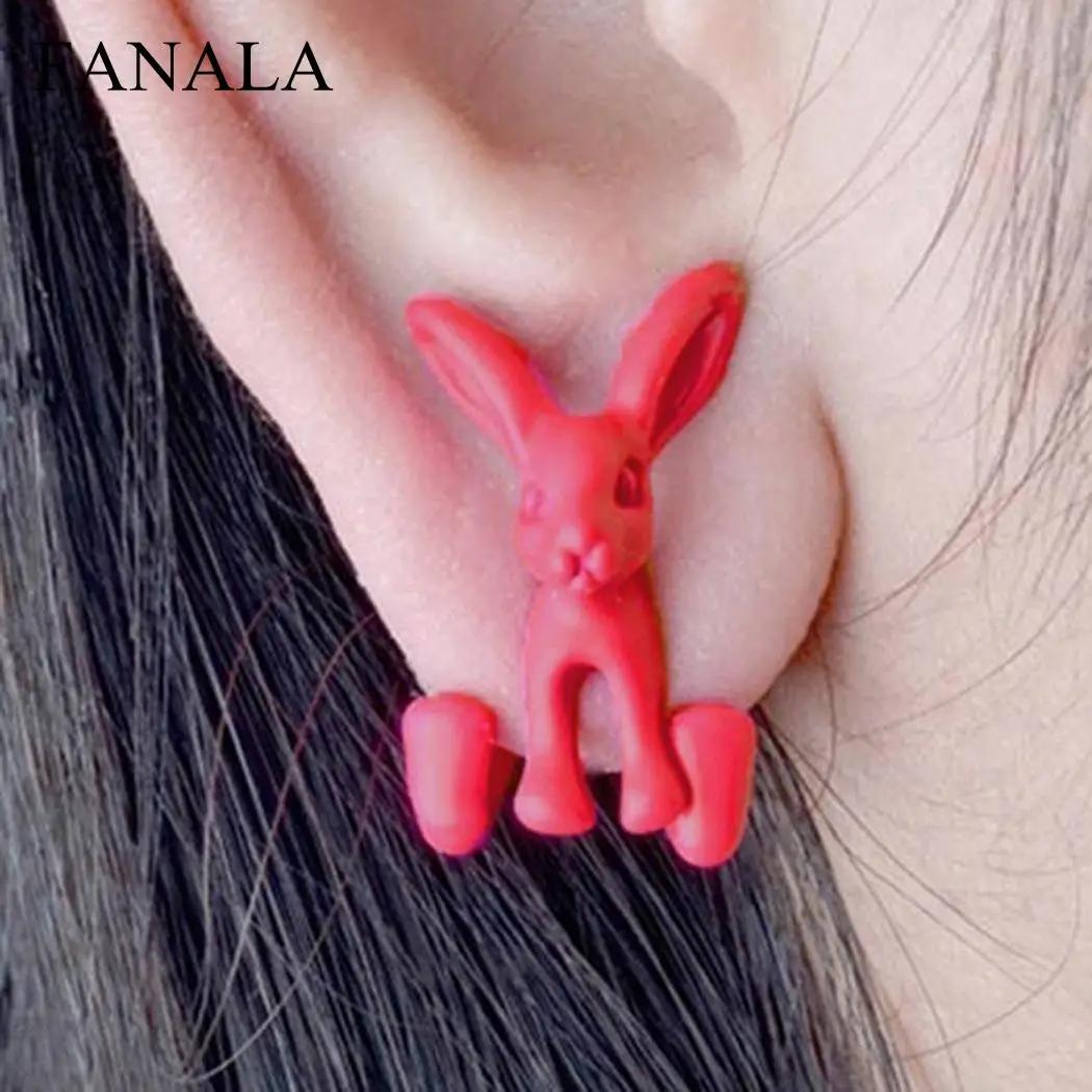 New Wedding Earrings Rabbit Women Gift Charm Fluorescent Shape Jewelry | Украшения и аксессуары