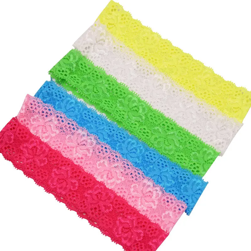 Повязка на голову для новорожденных вязанная повязка с цветочным узором 18 шт. 3 5