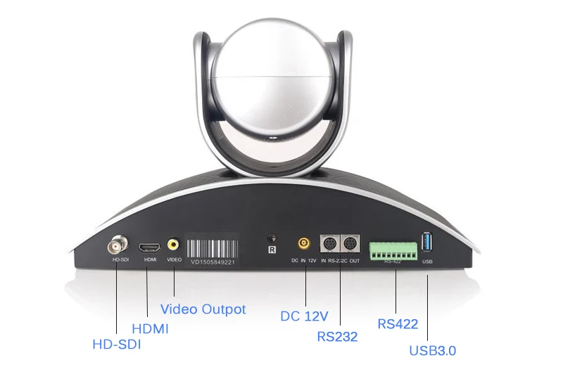 Tenveo VD206 20X зум FULL HD PTZ камера 1080P60 камера для видеоконференции HDMI камера с оптическим увеличением SDI видео выход для проектора