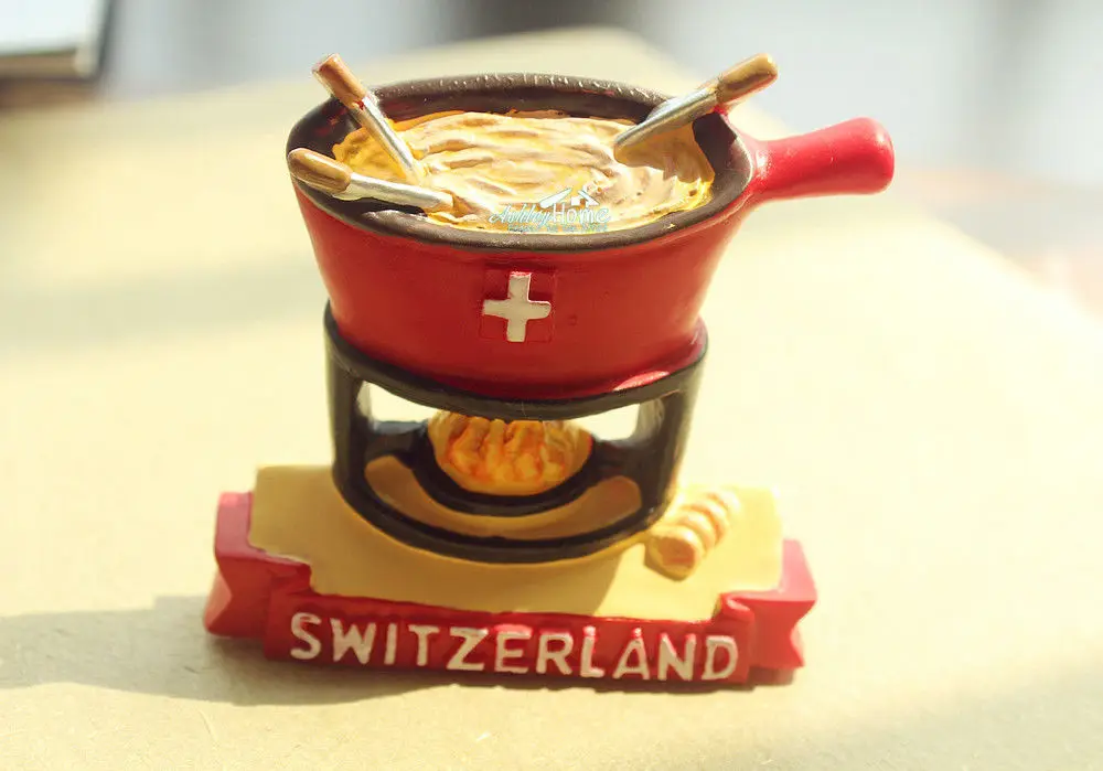 Швейцарский сувенир для путешествий с сыром 3D Смола магнит на холодильник