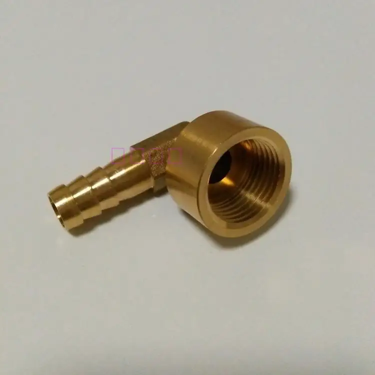 Бесплатная доставка 8/10/12/14/16 мм для шланга x 1/4 &quot1/2&quot BSP внутренняя резьба локоть