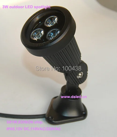 

Free shipping !! High power 3W outdoor LED lawn light,LED spotlight,good quality.DS-06-1-3W 110-250VAC,2-year warranty