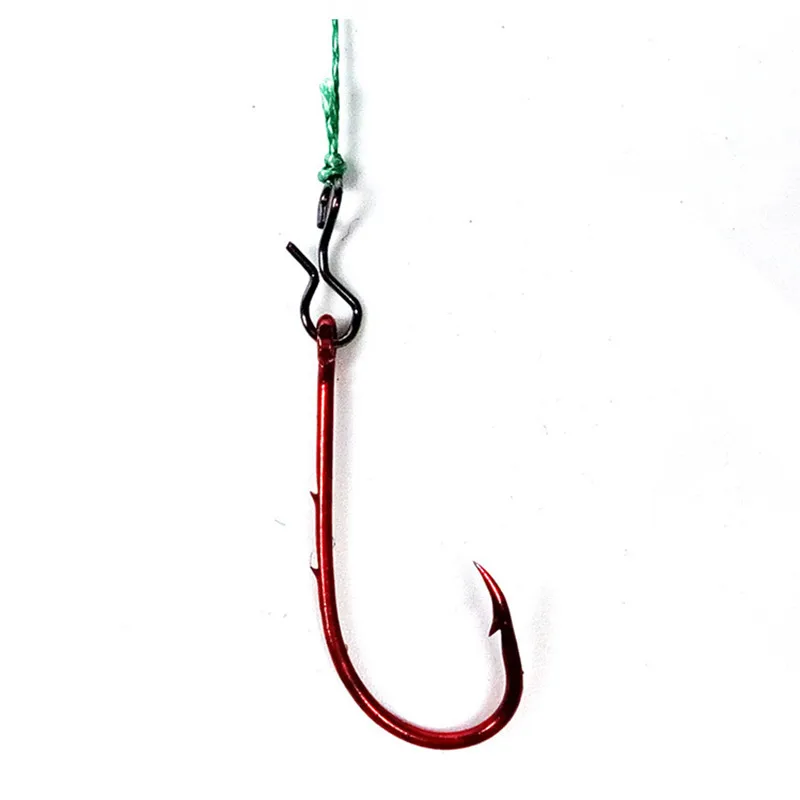 50PCS Black Color Fly Fishing Snap Quick Change for Hook &amp Lures High Carbon Steel Accessories | Спорт и развлечения