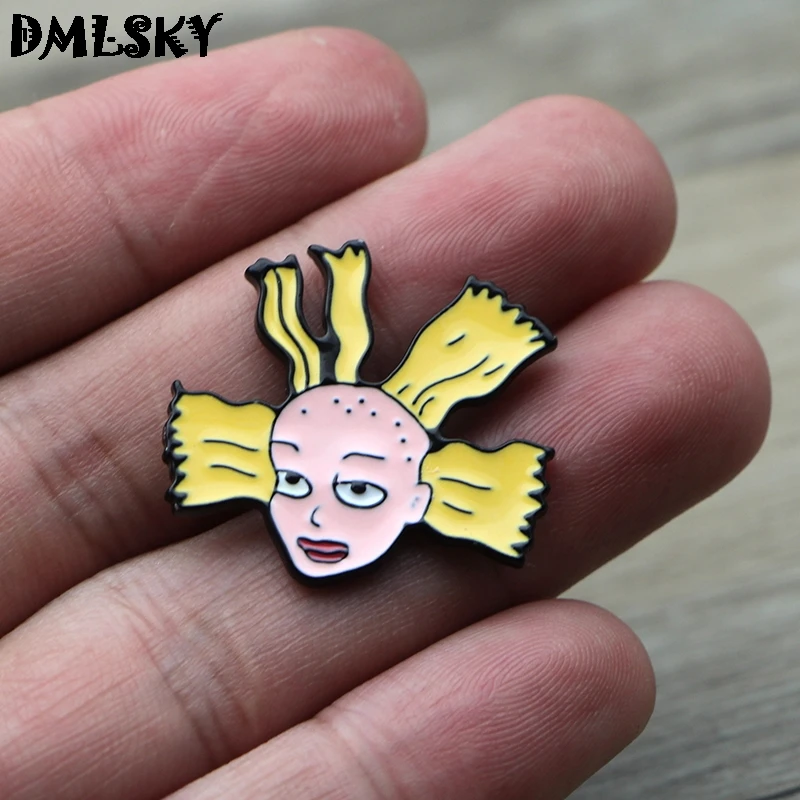 DMLSKY Cynthia мультяшный Забавный Металлический Эмалированный значок для рюкзака броши одежда галстук булавка воротник булавки ювелирные изделия M3242