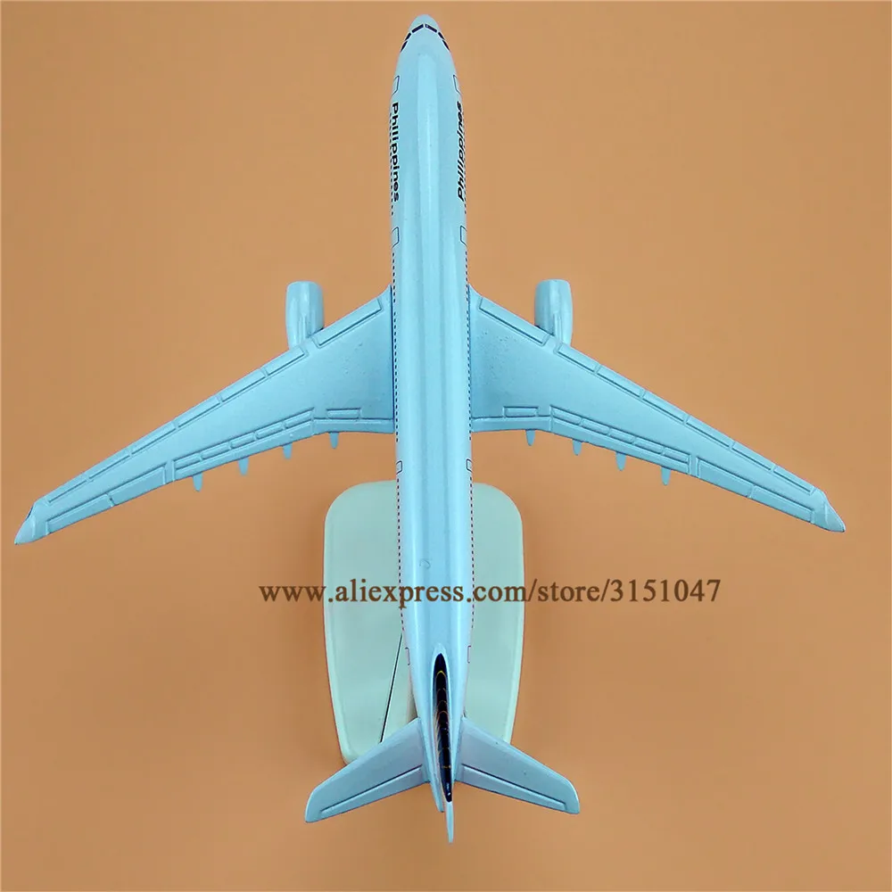 Модель самолета из металлического сплава модель авиакомпании Филиппины A330