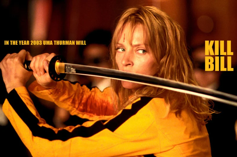 Горячая для фильма Kill Bill невесты меч катана ручной работы полный тан 1045 высокоуглеродистой стали с выгравированным узором-41 дюймов