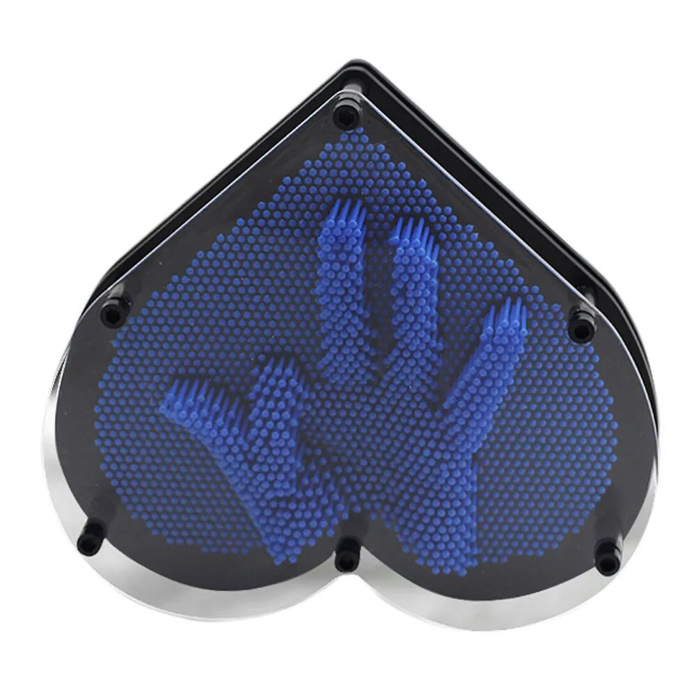 Blue Новинка игрушки 3D антистресс клон отпечаток из штырьков живопись кляп слайм гаджет oyuncak рождественские подарки для детей игрушки для детей 6,5 - Цвет: Blue