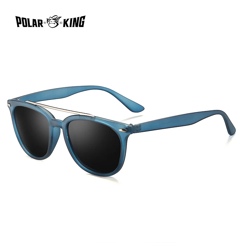 C04Blue POLARKING Марка Дизайн одежды Солнцезащитные очки Мужчины Поляризованные двойные лучи вождения Солнцезащитные очки Мужской cuculos Gafas Очки - Цвет линз: C04Blue